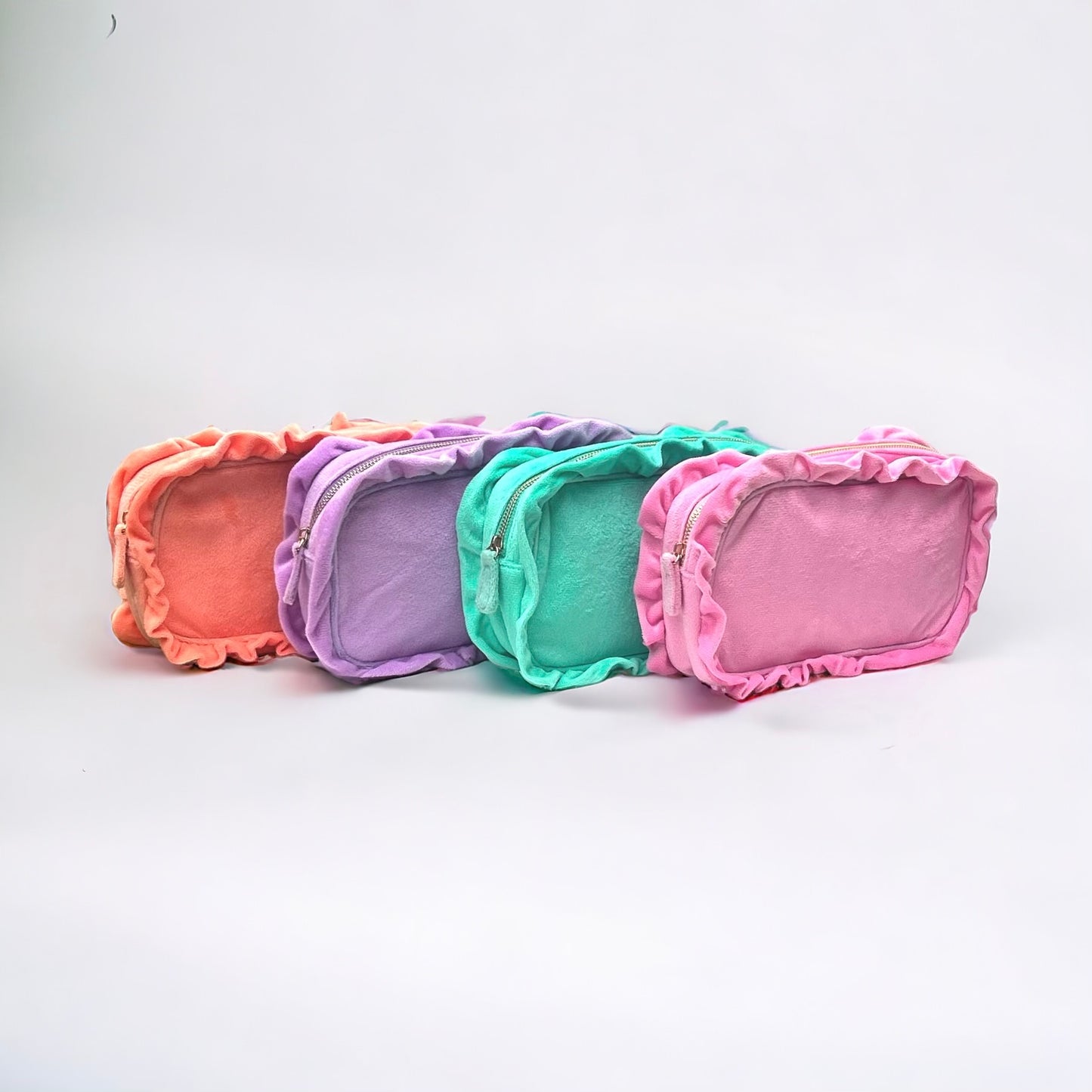 Small - Ruffle Candy Pouch (patches purchased separately)