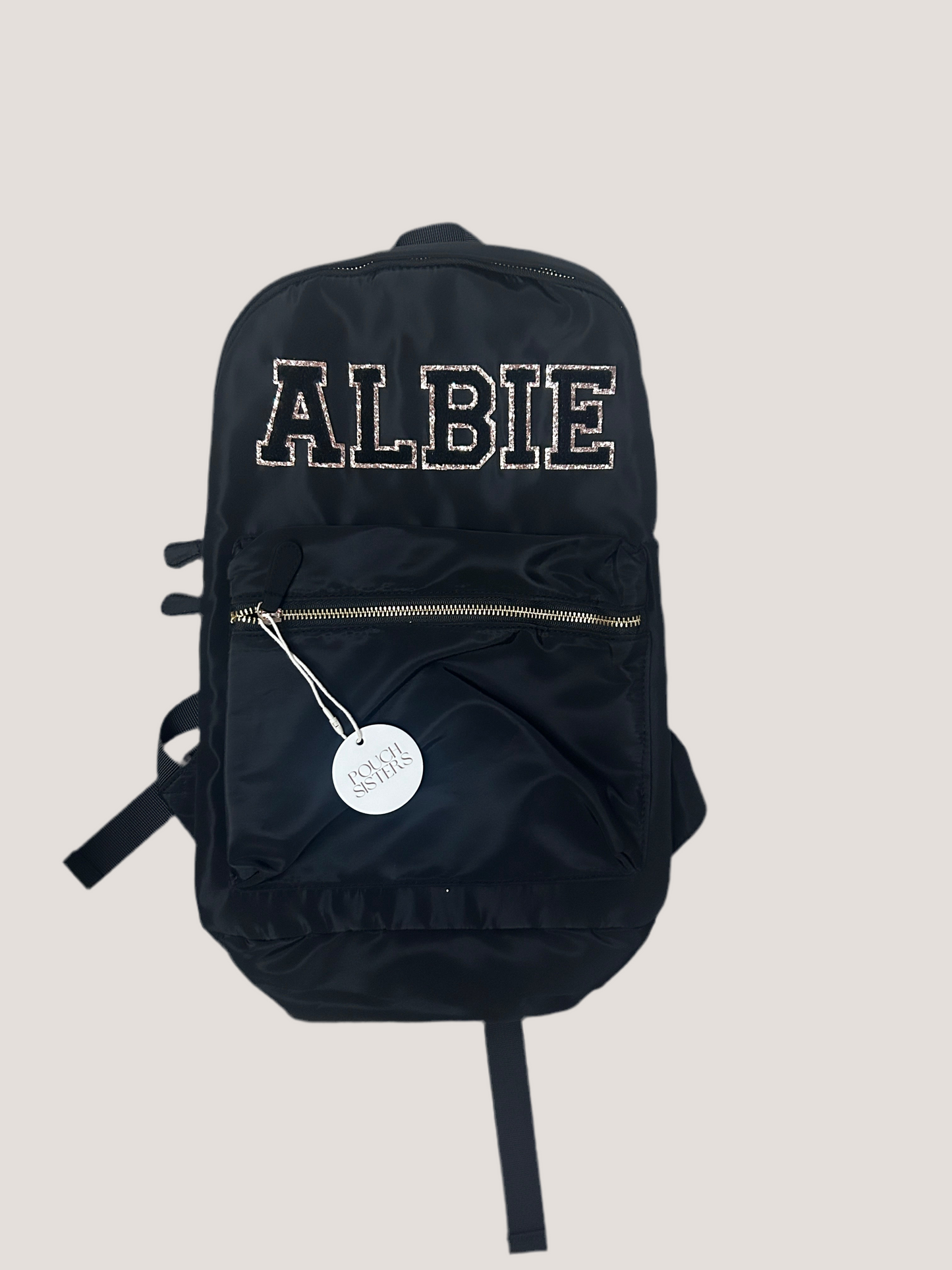 Ready to send Black backpack ‘ALBIE’ black